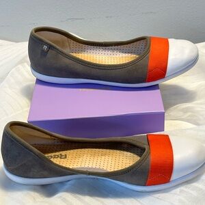 Reebok Women's Athletic Shoes - Gray, Orange, and White